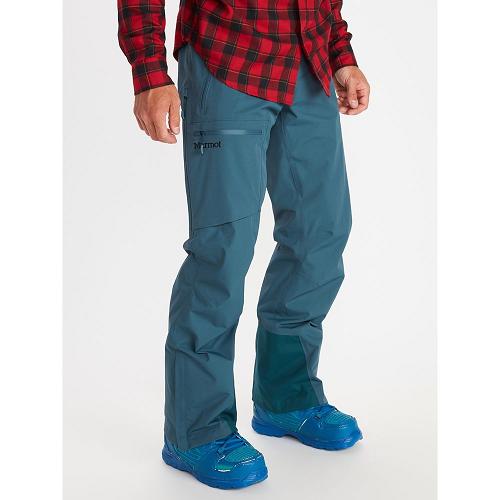 Marmot Refuge Pants - Mens Ski Pants Blue Grey CA5419837 Canada